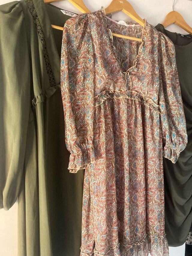 Lote 3vestidos naf naf zara