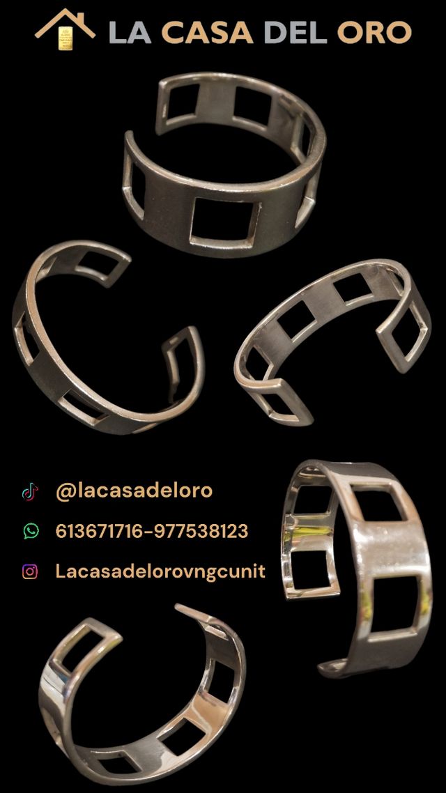 Pulsera rígida plata 925 -C411/PC112-