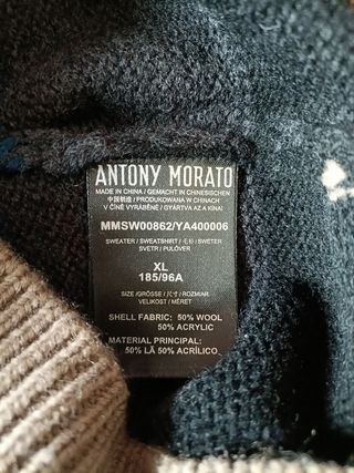 Jersey Antony Morato hombre. Lana. XL