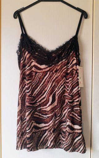 Blusa lencera estampado