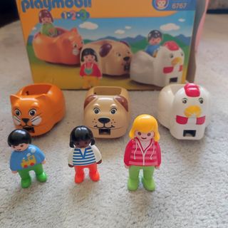 PLAYMOBIL 123 Mi tren de animales