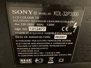 TV SONY BRAVIA 32 pulgadas