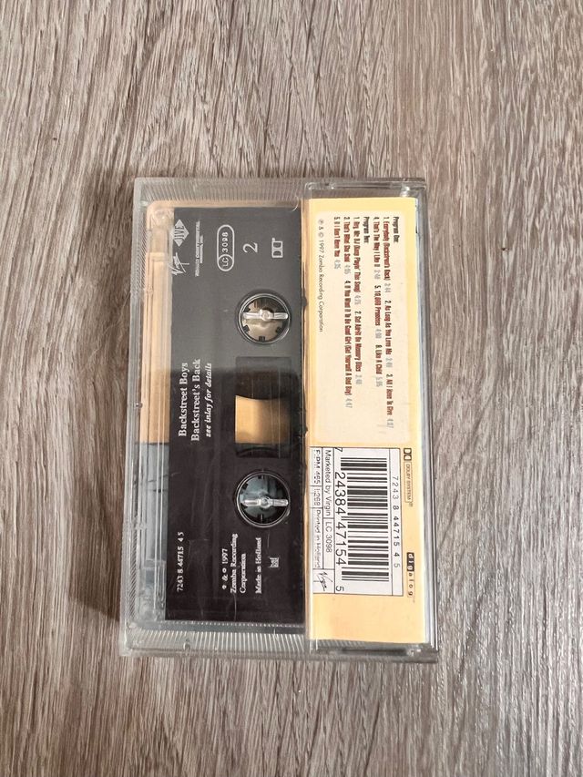 Casete Backatreet Boys