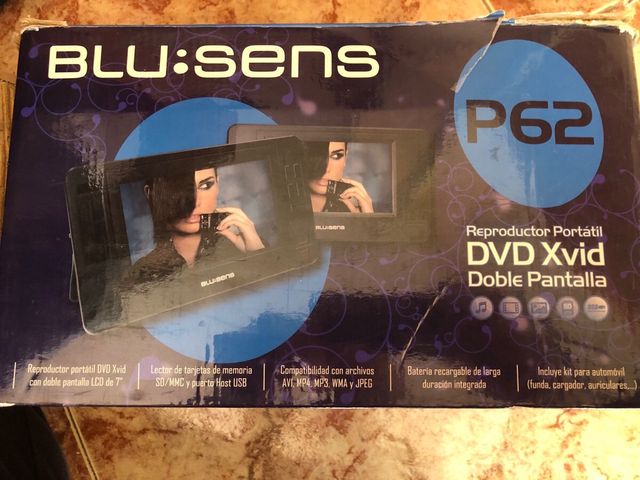 Doble pantalla DVD para coche