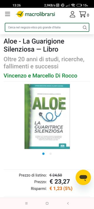 Libro Aloe - La Guarigione Silenziosa  Libro