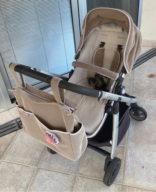 Cochecito Uppababy Cruz, fundas Bondesio + patin