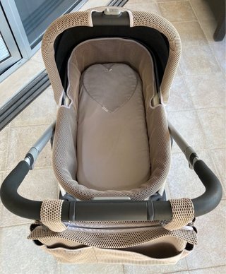 Cochecito Uppababy Cruz, fundas Bondesio + patin