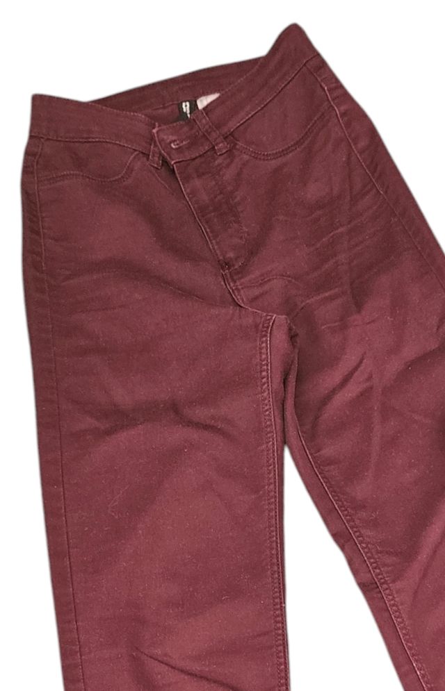 Jeans skinny bordeaux