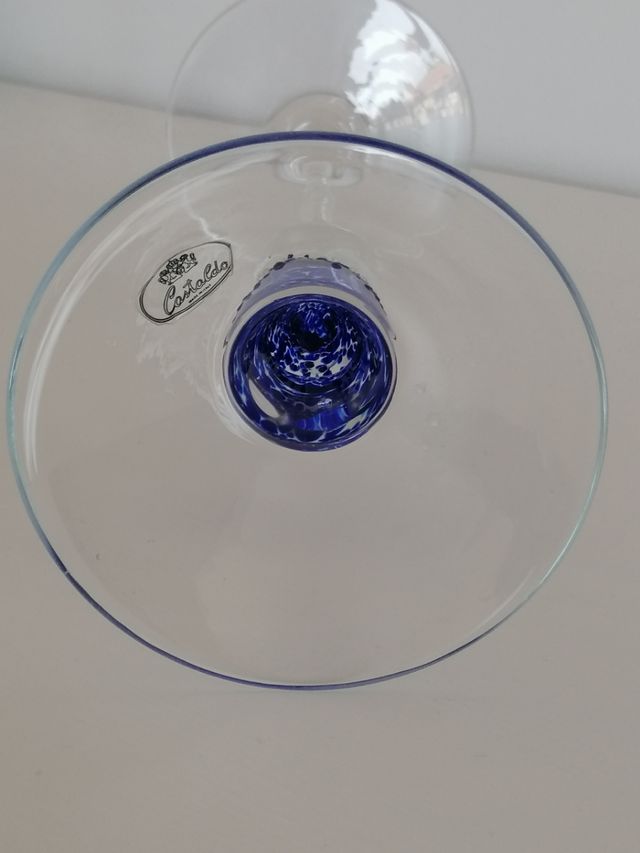 Portacandela in vetro soffiato