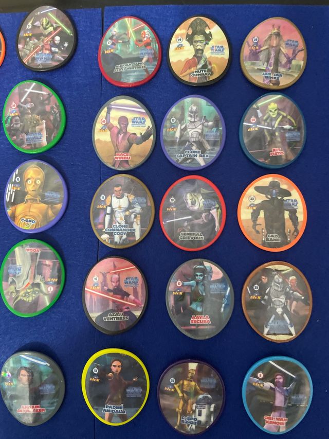 35 Carte STAR WARS le guerre dei cloni