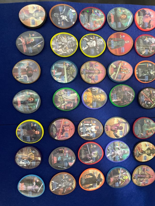 35 Carte STAR WARS le guerre dei cloni