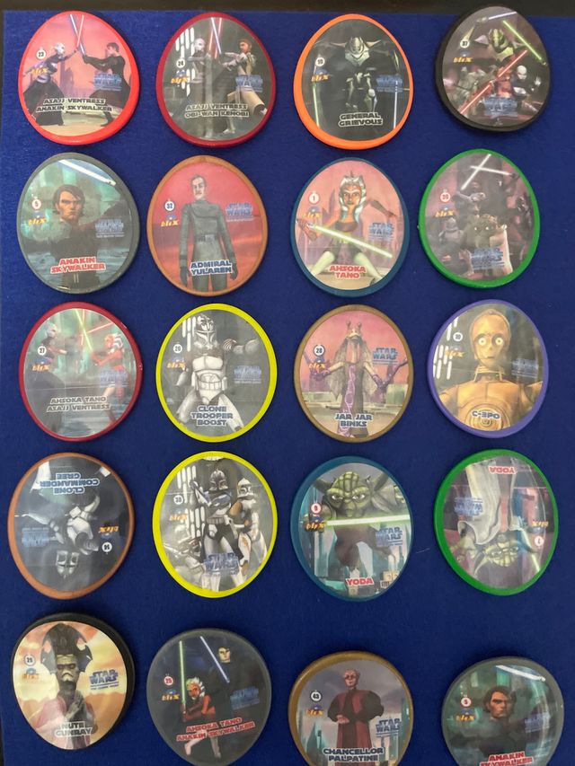 35 Carte STAR WARS le guerre dei cloni