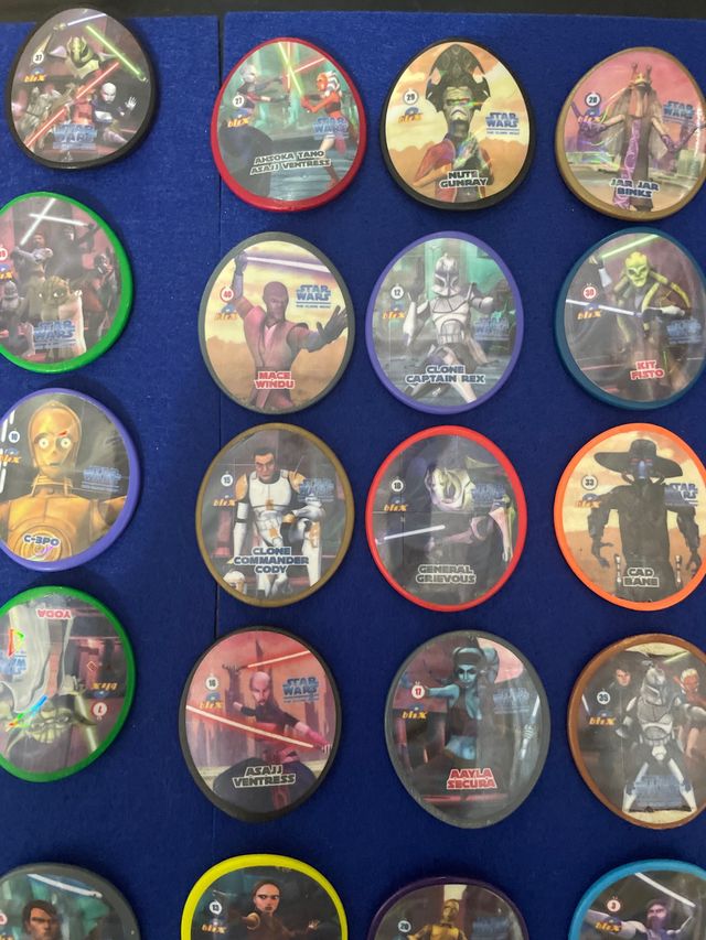 35 Carte STAR WARS le guerre dei cloni