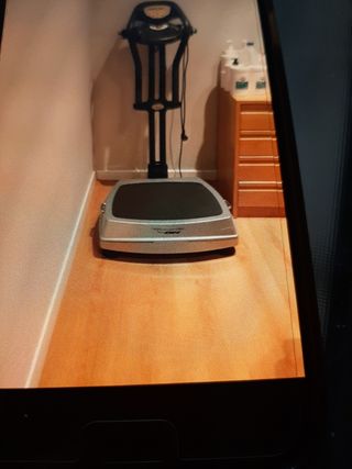 Máquina vibratoria con accesorios