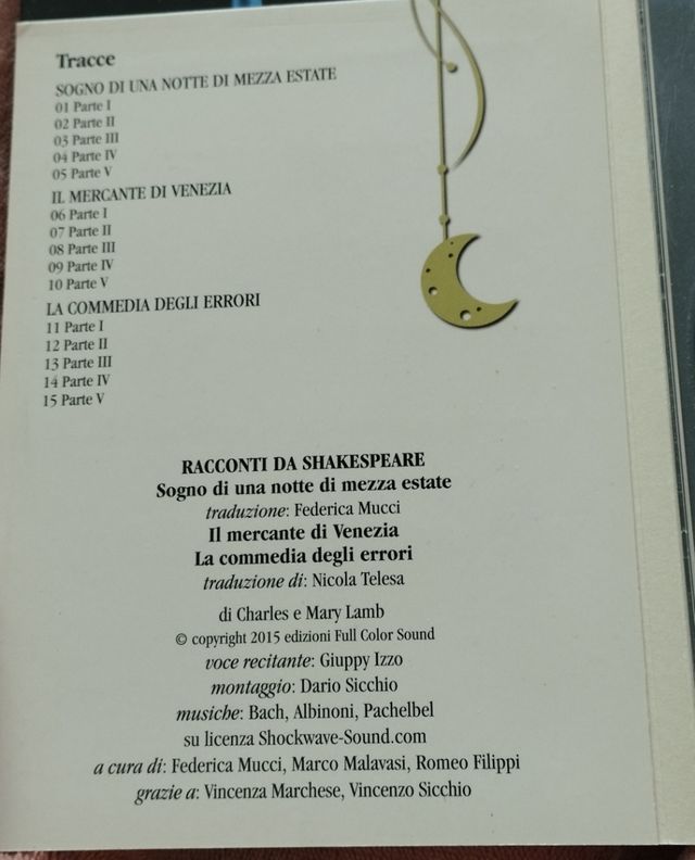 Audio racconti Racconti d Shakespeare