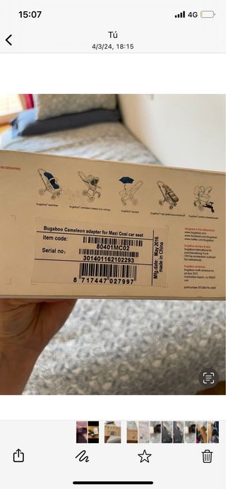 Adaptadores oficiales Bugaboo