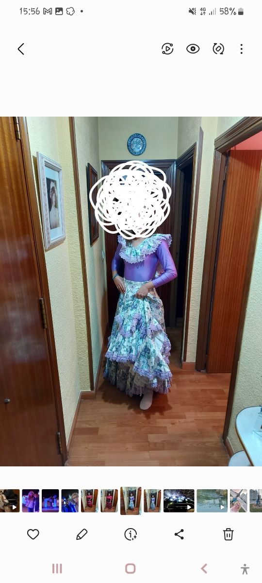 Traje de flamenca