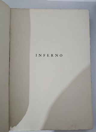 Libri antichi, La Divina Commedia di Dante - 1939