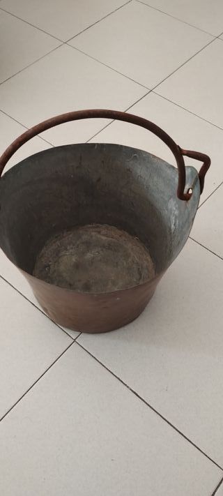 secchio antico rame 