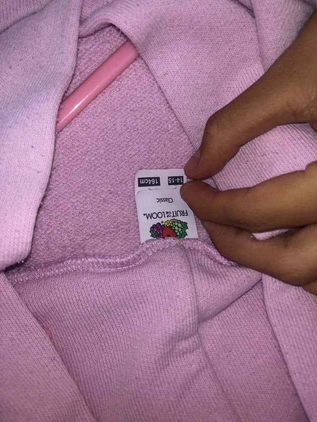 Sudadera rosa