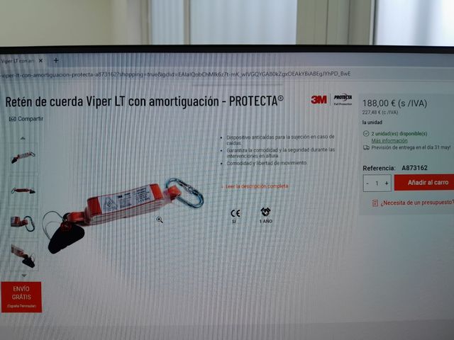 Reten cuerda Viper LT con amortiguacion