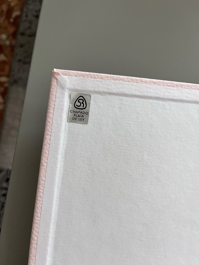 Libro de firmas Comunión Plata de Ley