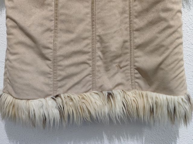 Abrigo largo con pelo por dentro