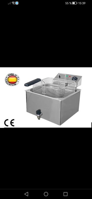 Freidora industrial 10 litros.