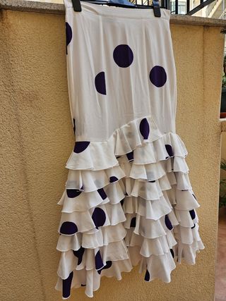 Falda flamenca volantes 