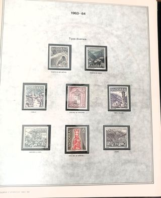 Sellos Andorra y Tema Europa