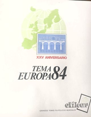 Sellos Andorra y Tema Europa