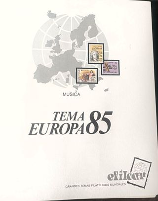 Sellos Andorra y Tema Europa