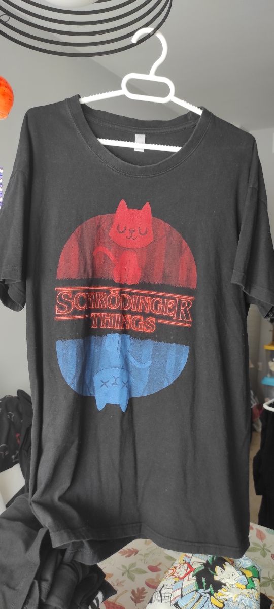 Camiseta del Gato de Schrodinger