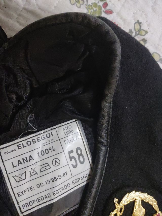 Boina militar carros 58