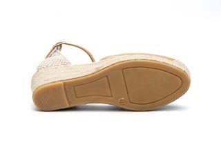 alpargata yute mujer arena cuña