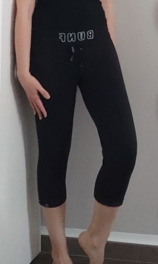 Pinocchietto nero sport Bunf tg S