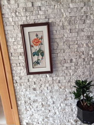Quadro a punto croce 37x68 cm.