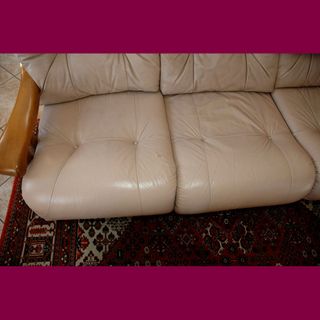 Divano in pelle Chateau d'Ax originale usato