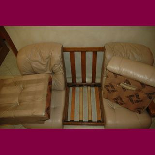 Divano in pelle Chateau d'Ax originale usato