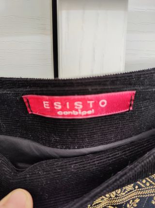 Gonna velluto nera Conpibel tg 42