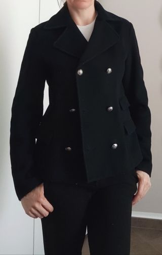 Cappotto nero Conbipel tg M
