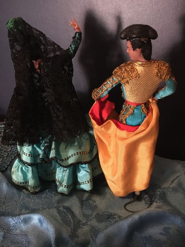 Coppia bambole vintage Chiclana anni 60