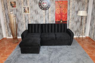 sofa  cama matrimonial con chase longue y arcon