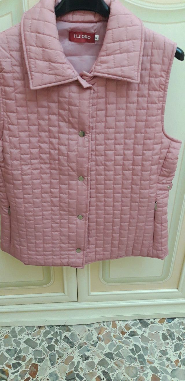 Smanicato rosa. Foderato.