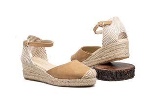 alpargatas mujer yutes arena azul rojo