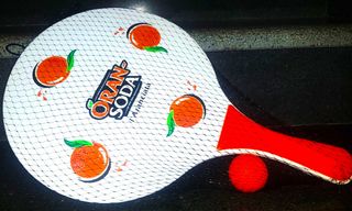 Racchette racchettoni oransoda oran soda campari