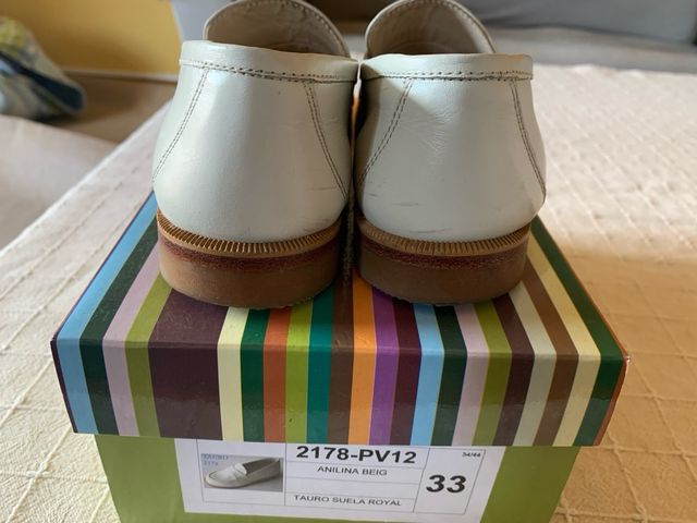 2 pares Zapatos comunion niño 33/34