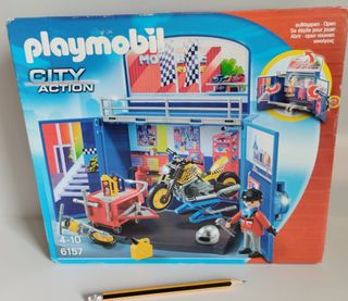 PLAYMOVIL JUEGO TALLER CON MOTO PADDOCK