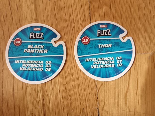 Tazos Flizz Marvel Carrefour