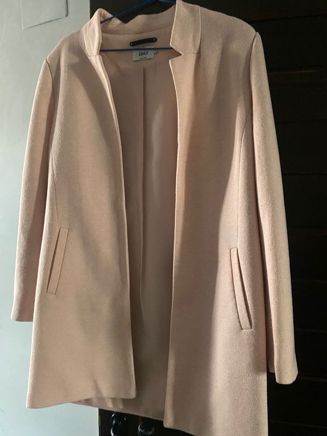 Chaqueta , Blazer mujer , rosa pálido